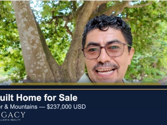 Newly built home for sale in Puerto Vallarta near the river and mountains