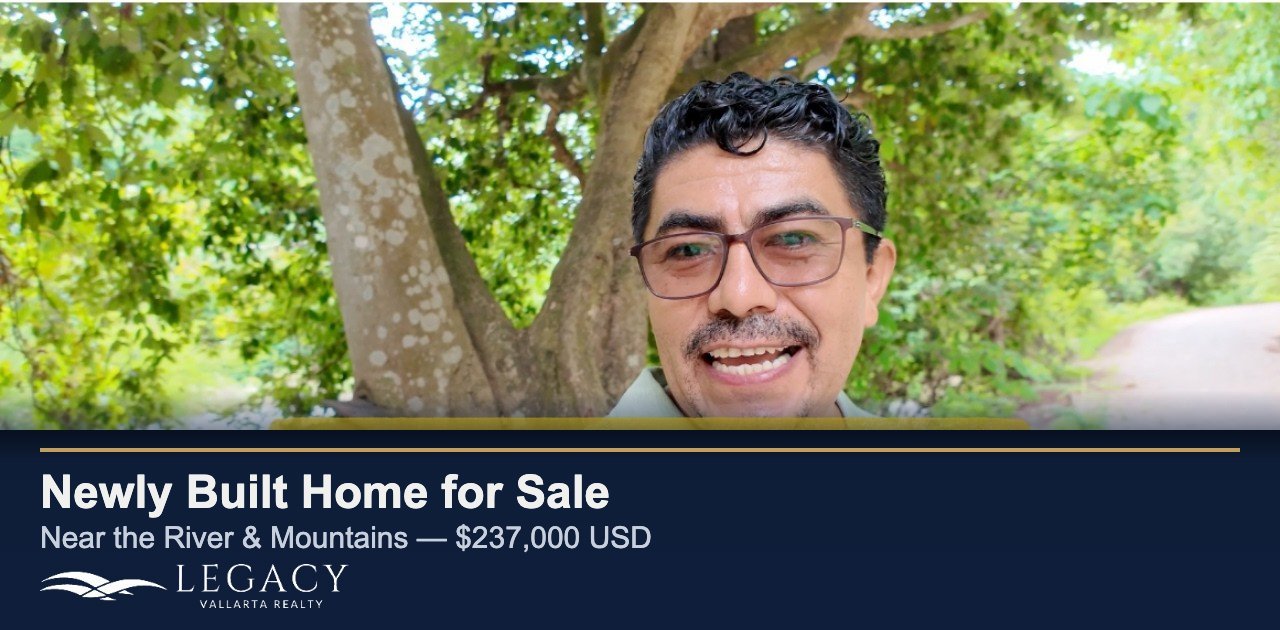 Newly built home for sale in Puerto Vallarta near the river and mountains
