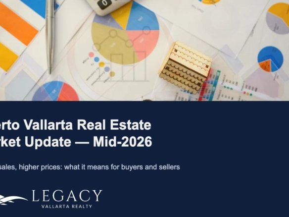 Puerto Vallarta Real Estate Market Update — Mid-2026: fewer sales, higher prices