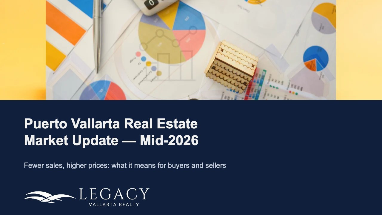 Puerto Vallarta Real Estate Market Update — Mid-2026: fewer sales, higher prices